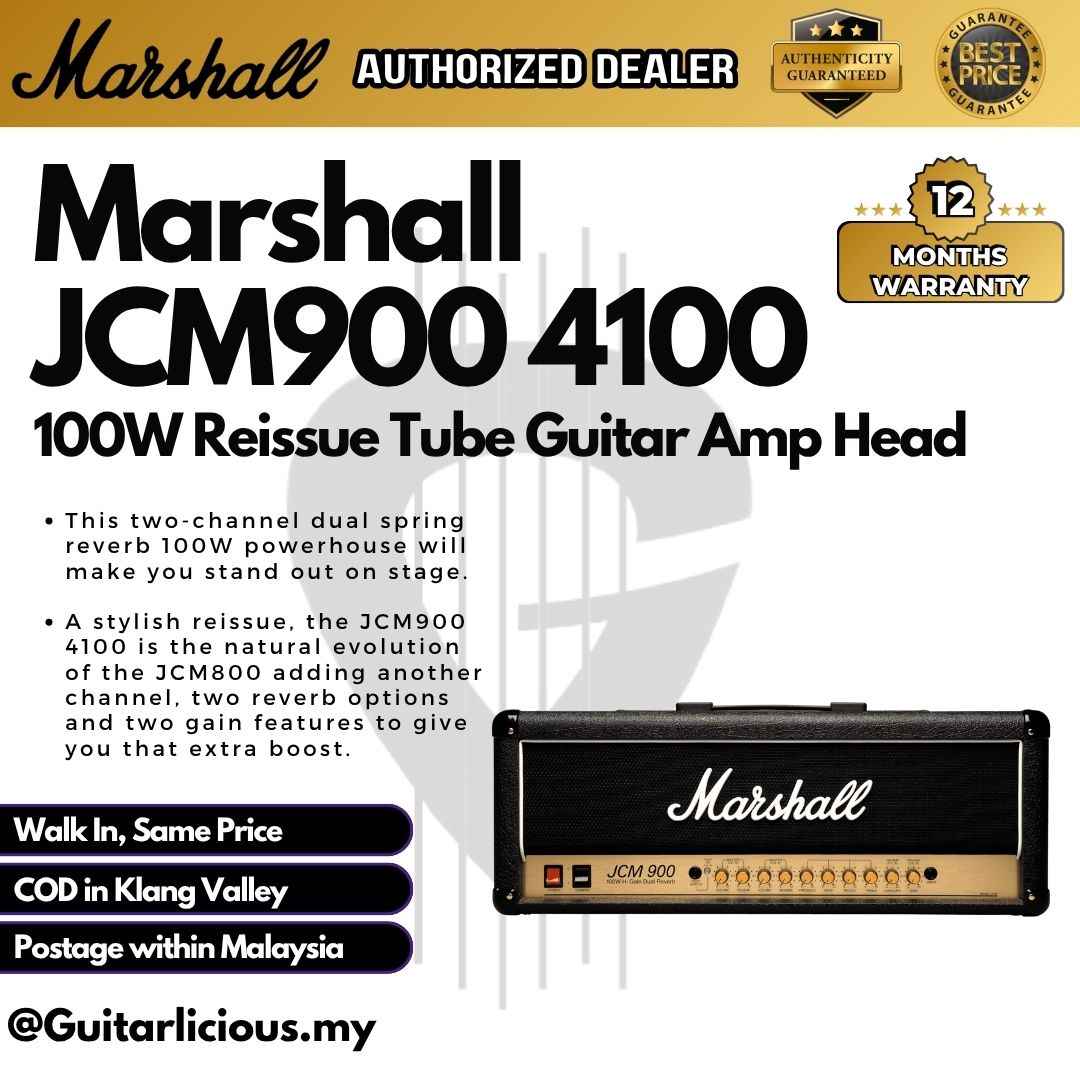 Marshall JCM900 4100 100W Reissue Tube Guitar Amp Head
