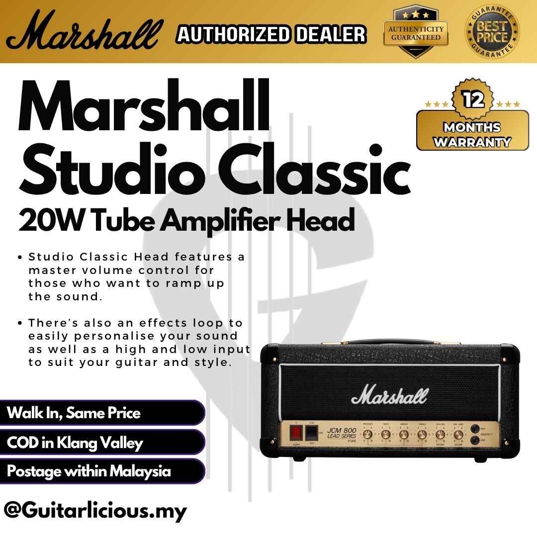 Marshall Studio Classic 20W Tube Amplifier Head
