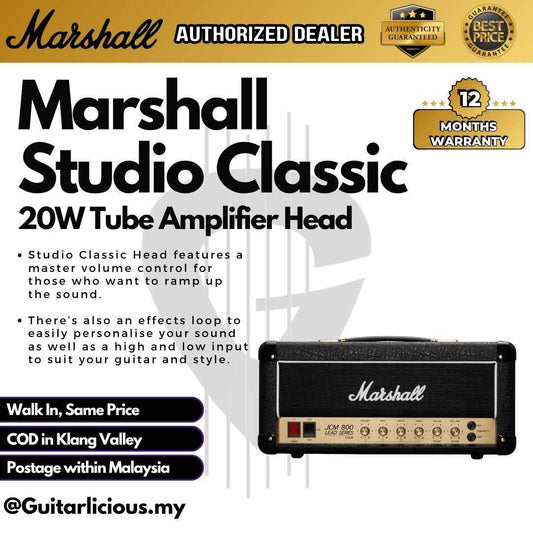 Marshall Studio Classic 20W Tube Amplifier Head