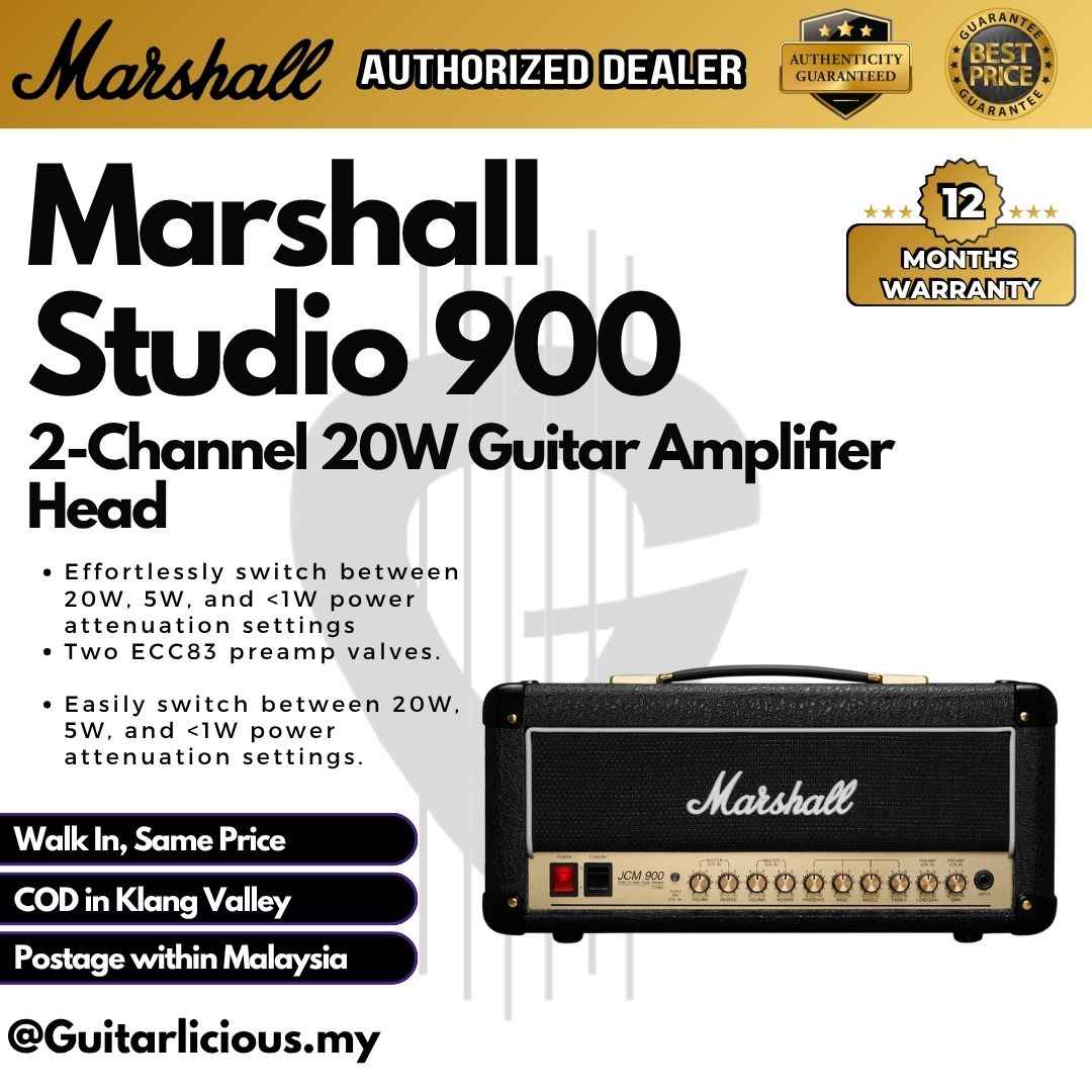 Marshall Studio 900 2-Channel 20W Guitar Amplifier Head