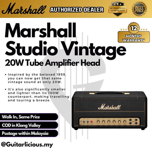 Marshall Studio Vintage 20W Tube Amplifier Head