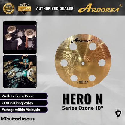 Arborea Hero N Series Ozone & China Ozone Cymbal – 8" 10" 16" 18"