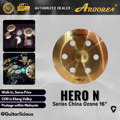 Arborea Hero N Series Ozone & China Ozone Cymbal – 8" 10" 16" 18"