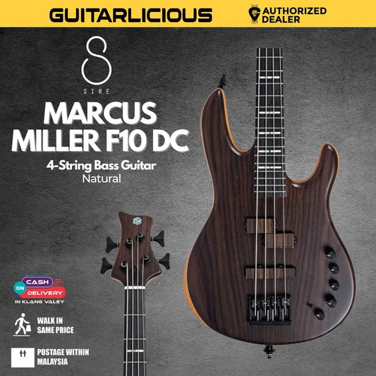 Sire Marcus Miller F10 DC 4-string Electric Bass Guitar - Natural