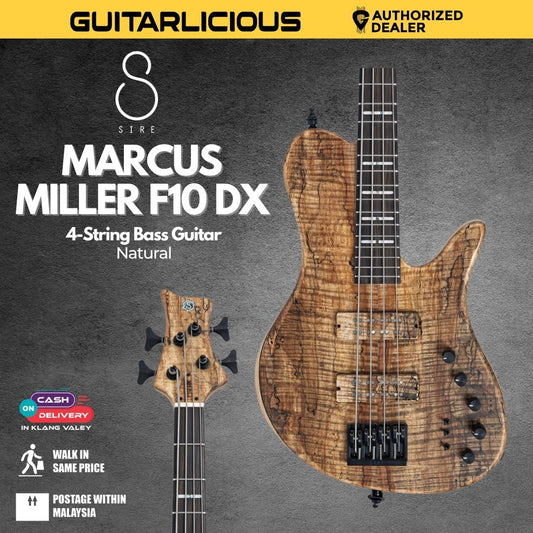 Sire Marcus Miller F10 DX 4-string Electric Bass Guitar - Natural