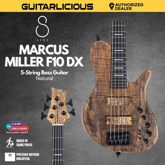 Sire Marcus Miller F10 DX 5-string Electric Bass Guitar - Natural