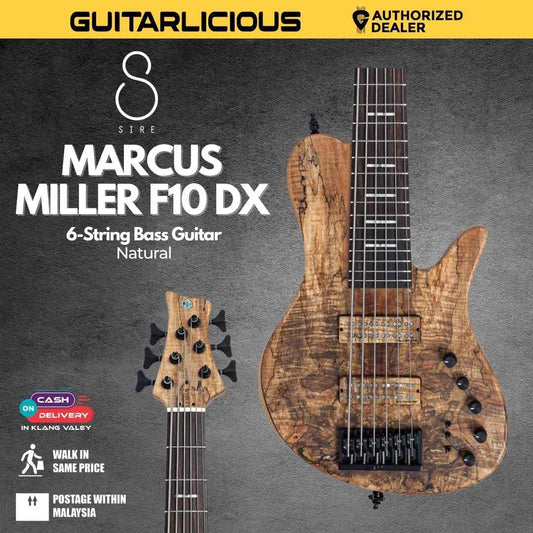 Sire Marcus Miller F10 DX 6-string Electric Bass Guitar - Natural
