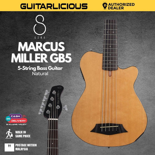 Sire Marcus Miller GB5 5-String Bass Guitar - Natural
