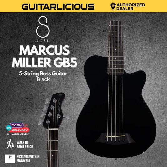 Sire Marcus Miller GB5 5-String Bass Guitar - Black