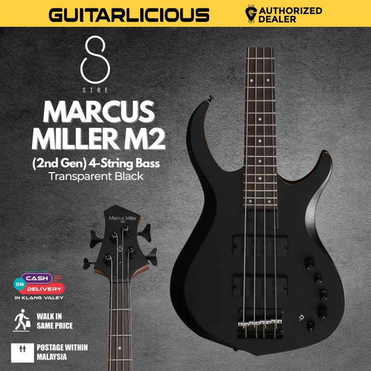 Sire Marcus Miller M2 (2nd Gen) 4-String Bass Guitar - Transparent Black