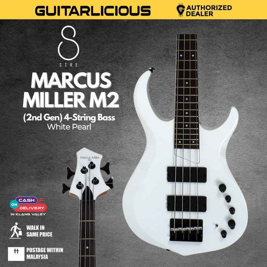 Sire Marcus Miller M2 (2nd Gen) 4-String Bass Guitar - White Pearl