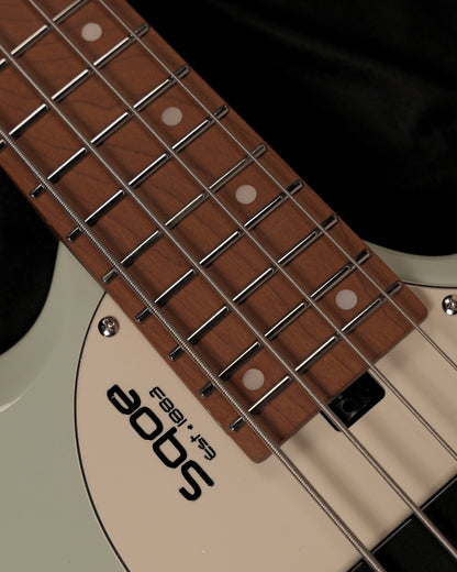 SQOE SBWT700 Warrior Headless 4 String Bass Guitar w Roasted Maple Neck - Surf Green
