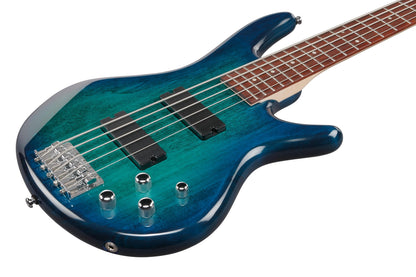 Ibanez Gio GSR205 (5 String) Electric Bass Guitar - Blue Moon Burst
