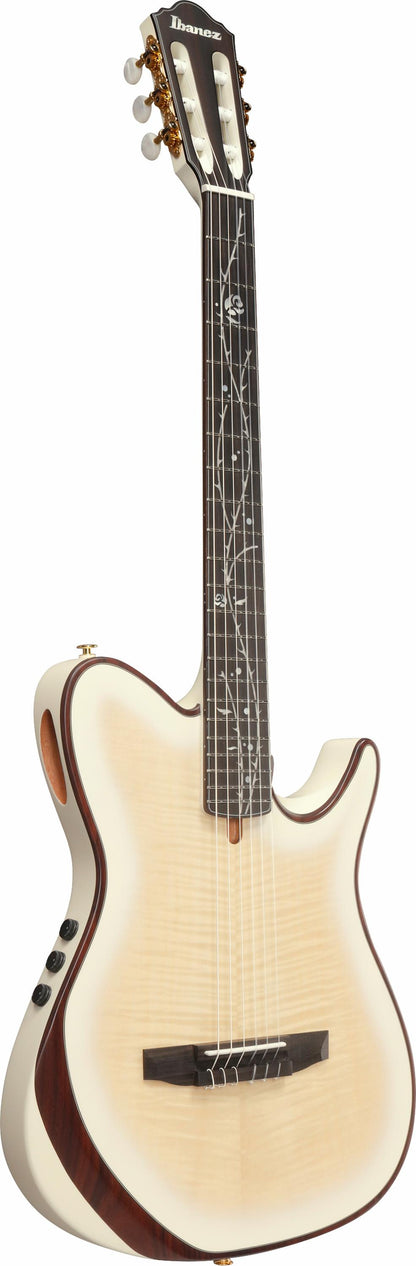 Ibanez TOD100FMN Tim Henson Signature Nylon-string Acoustic-electric Guitar - Toasted Marshmallow Matte