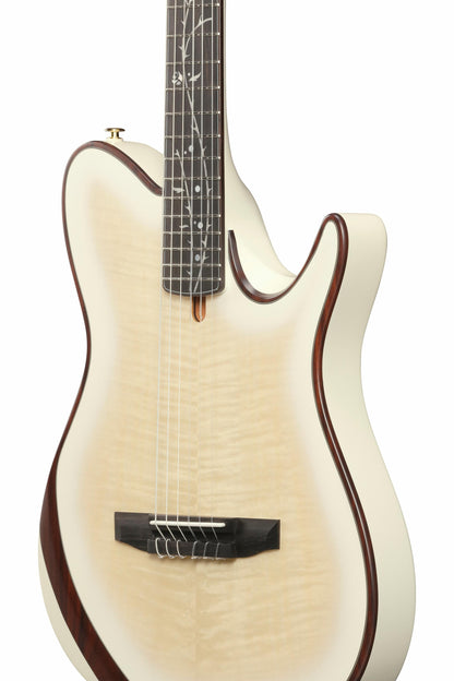 Ibanez TOD100FMN Tim Henson Signature Nylon-string Acoustic-electric Guitar - Toasted Marshmallow Matte
