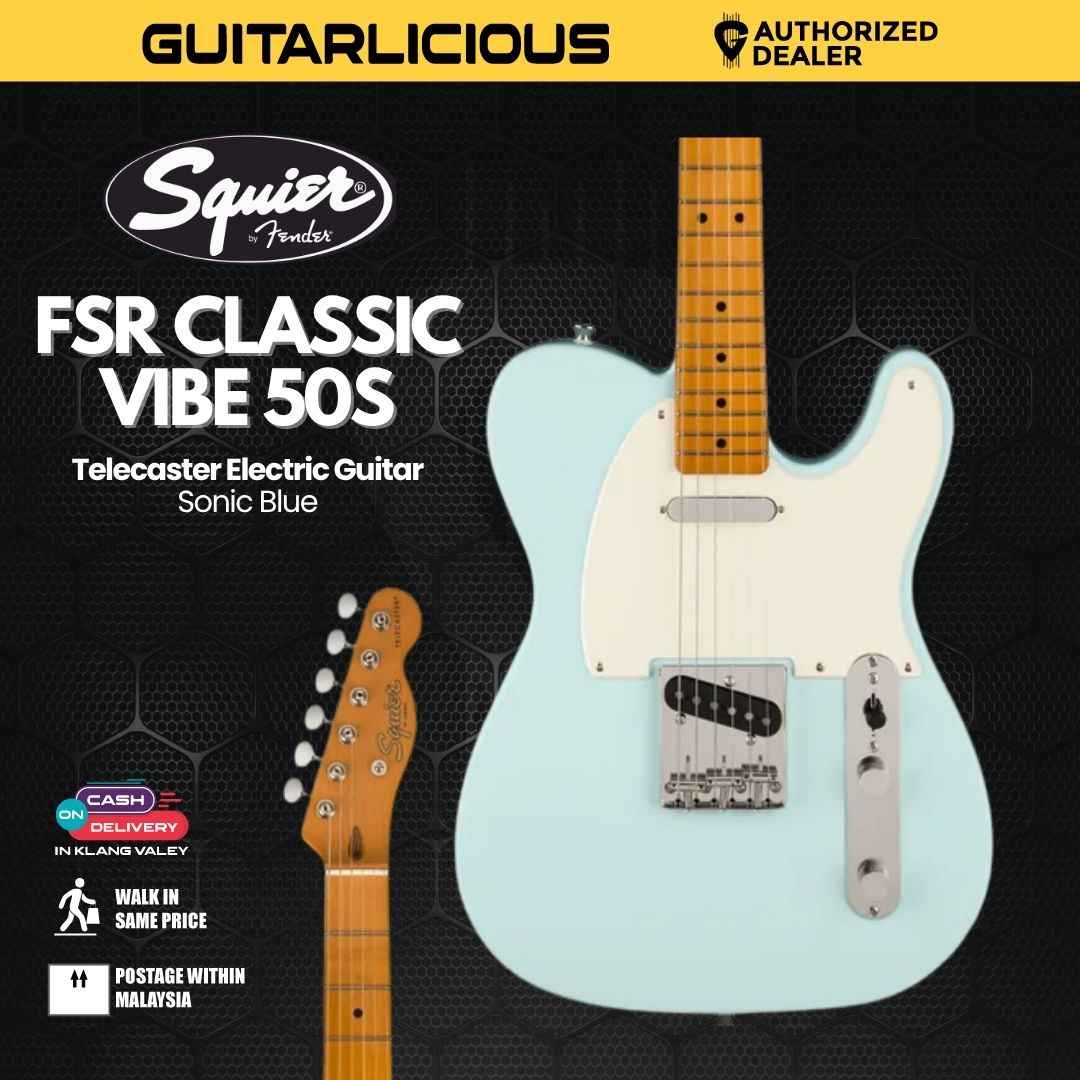 Squier FSR Classic Vibe '50s Telecaster Electric Guitar - Sonic