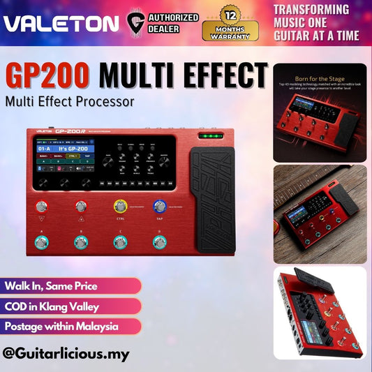 Valeton GP-200 Multi-Effects Processor Pedal Effects ( GP200 / GP 200 )