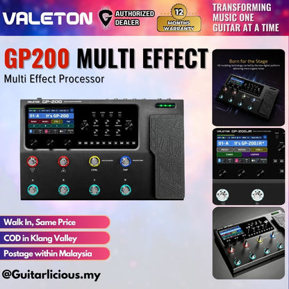 Valeton GP-200 Multi-Effects Processor Pedal Effects ( GP200 / GP 200 )