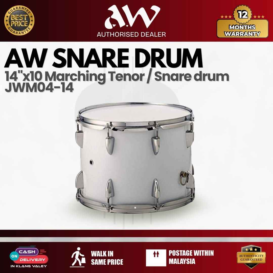AW 14"x 10 Marching Tenor / Snare drum JWM04-14