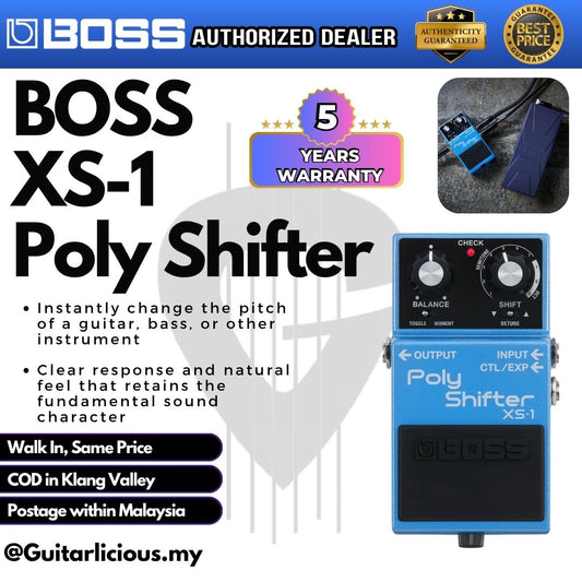 Boss XS-1 Poly Shifter Pitch-shift Pedal