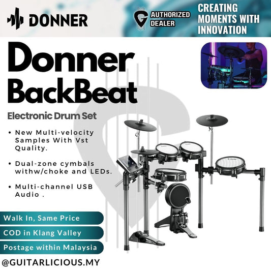 Donner BackBeat Electronic Drum Set  - EC6788