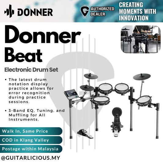 Donner Beat Electronic Drum Kit - EC6986