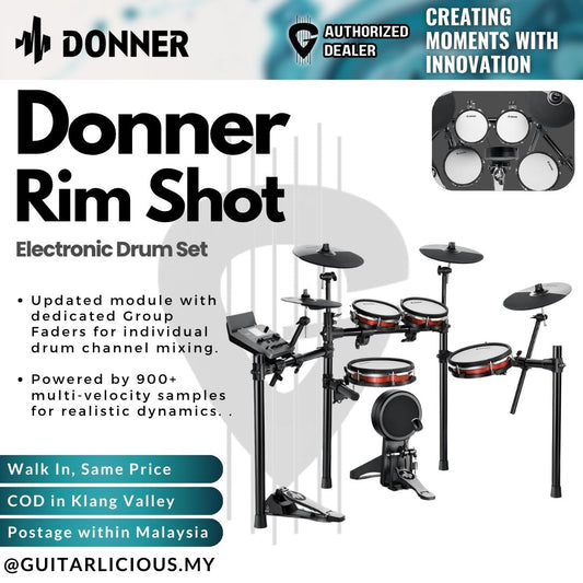 Donner Rim Shot Electronic Drum Set - EC7246