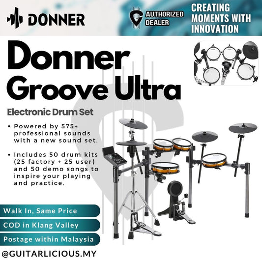 Donner Groove Ultra Electronic Drum Set - EC7248