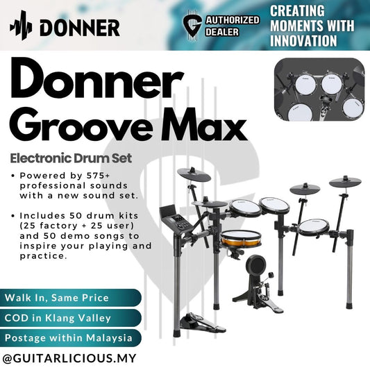 Donner Groove Max Electronic Drum Set - EC7249