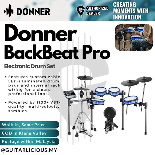Donner BackBeat Pro Electronic Drum Set - EC7616