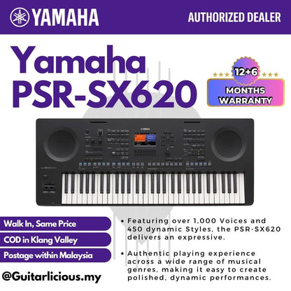 Yamaha PSR-SX620 61-key Arranger Keyboard