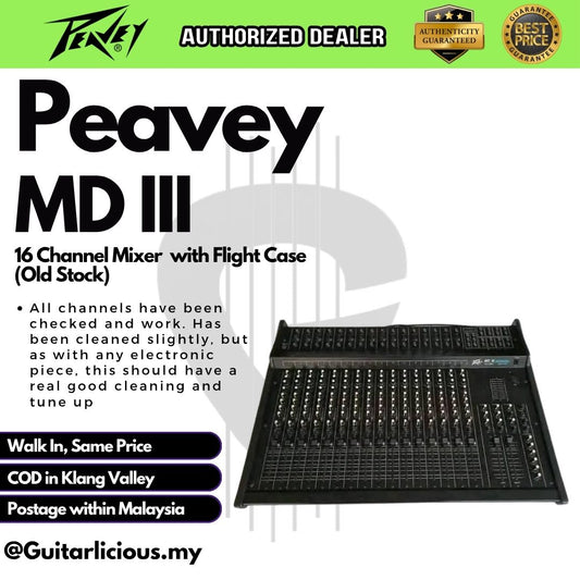 Peavey MD III 16 Channel Mixer with Flight Case