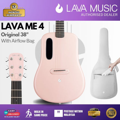 LAVA ME 4 Carbon 38" with Airflow Bag - Pink