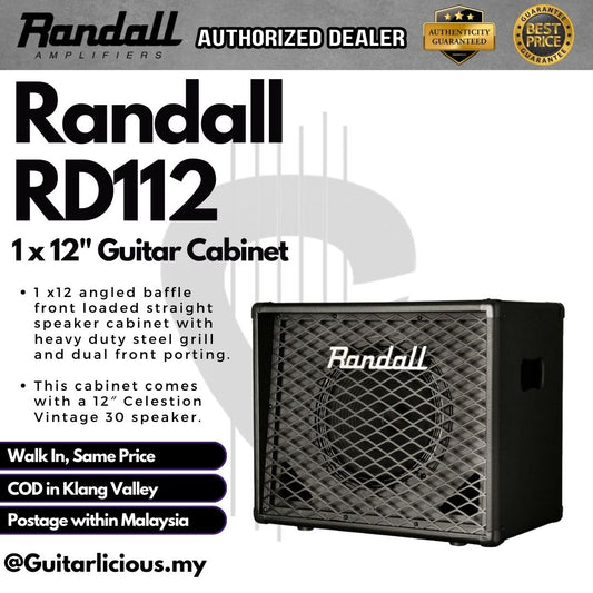 Randall RD112 1 x 12" Guitar Cabinet