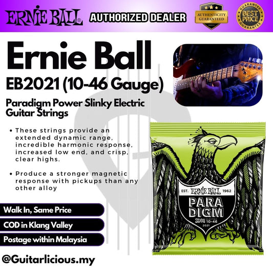 Ernie Ball Paradigm Regular Slinky Electric Guitar Strings, 10-46 - EB2021