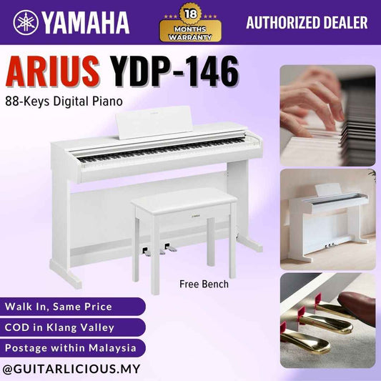 Yamaha Arius YDP-146 88-Keys Digital Piano with FREE Bench