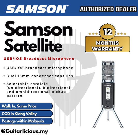 Samson Satellite – USB/iOS Broadcast Microphone