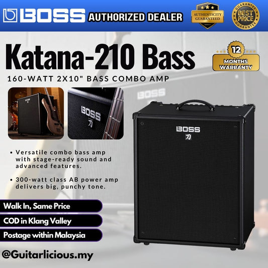 Boss Katana-210 160-watt 2x10" Bass Combo Amp
