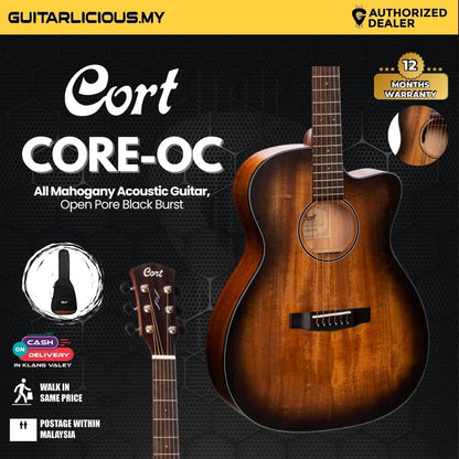 Cort Core-OC All Mahogany Acoustic Guitar W/Bag