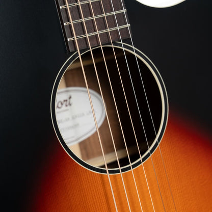 Cort Core-Series CORE GA Formosan Koa Acoustic Guitar W/Padded Bag - Light Burst Top Semi Gloss