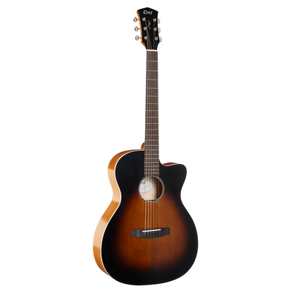 Cort Core-Series CORE OC Maple Acoustic Guitar W/Padded Bag - Brown Burst Top Semi Gloss