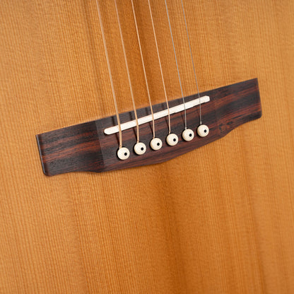 Cort Essence-Series ESGA4 Solid Top Acoustic Guitar W/EQ & Bag (Natural Semi Gloss)