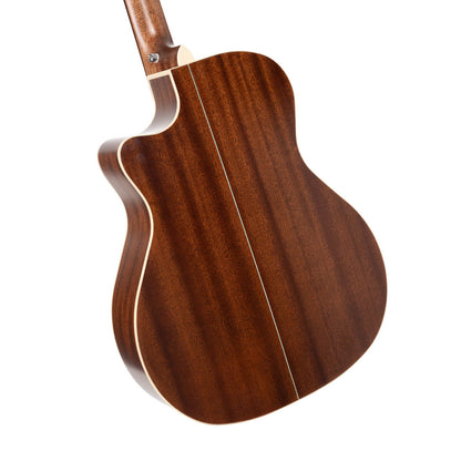 Cort Essence-Series ESGA4 Solid Top Acoustic Guitar W/EQ & Bag (Natural Semi Gloss)