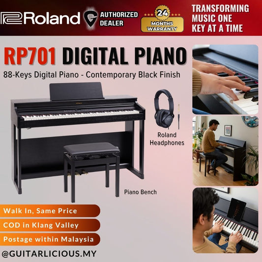 Roland RP-701 88-key Digital Piano - Contemporary Black Finish
