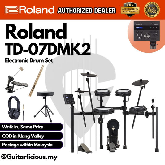 Roland V-Drums TD-07DMK2 Electronic Drum Set