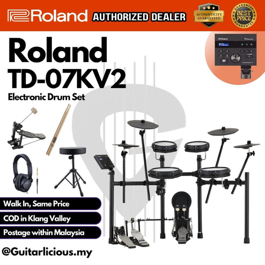 Roland V-Drums TD-07KV2 Electronic Drum Set