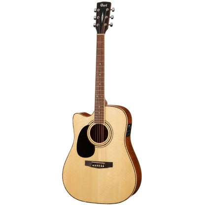 Cort AD880CE Left-Handed Acoustic Guitar with Bag-Natural Satin