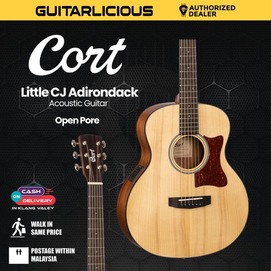 Cort Little CJ Adirondack Acoustic Guitar With Bag