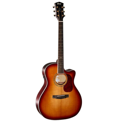 Cort Gold-A8 Acoustic Guitar with Bag - Light Burst
