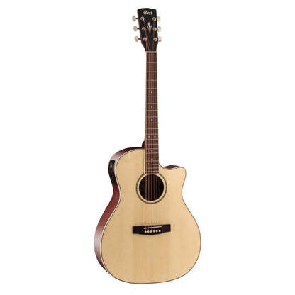 Cort GA-MEDX M Acoustic Guitar with Bag- Open Pore
